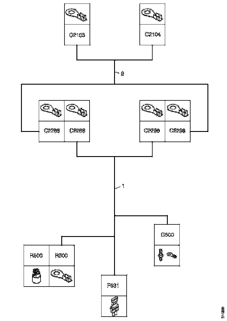 Buy 2001182 CABLE HARNESS SCANIA