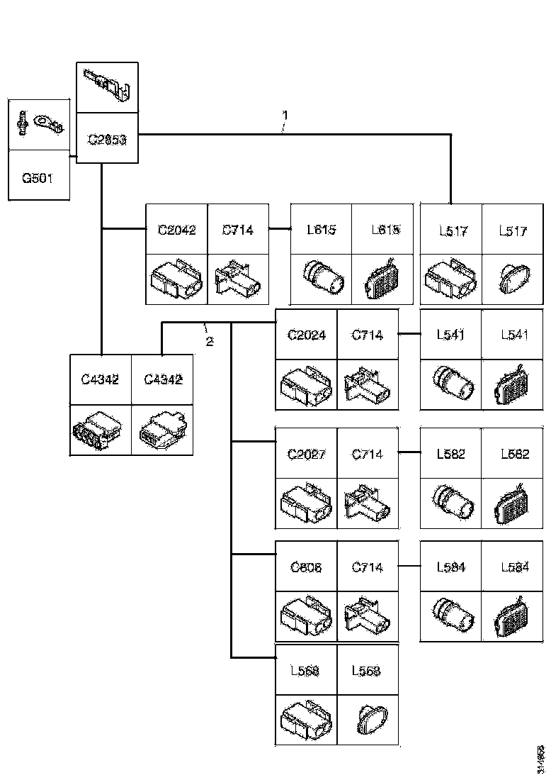 Buy 2003279 CABLE HARNESS SCANIA
