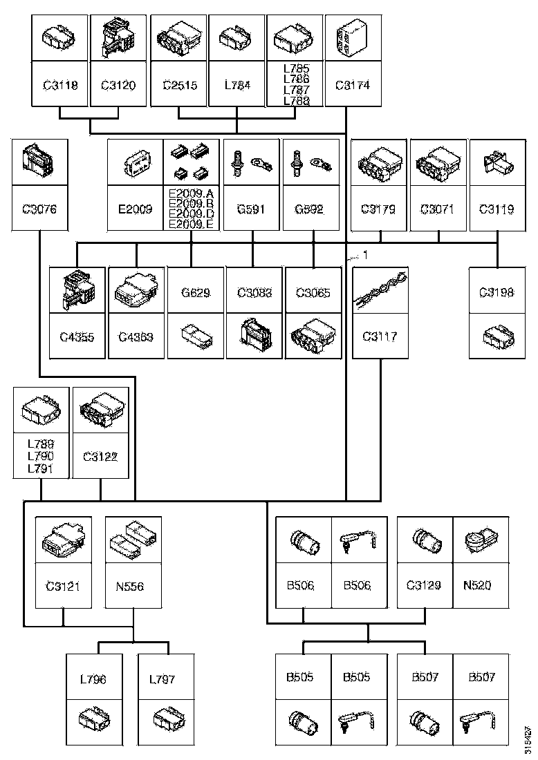 Buy 2007317 CABLE HARNESS SCANIA