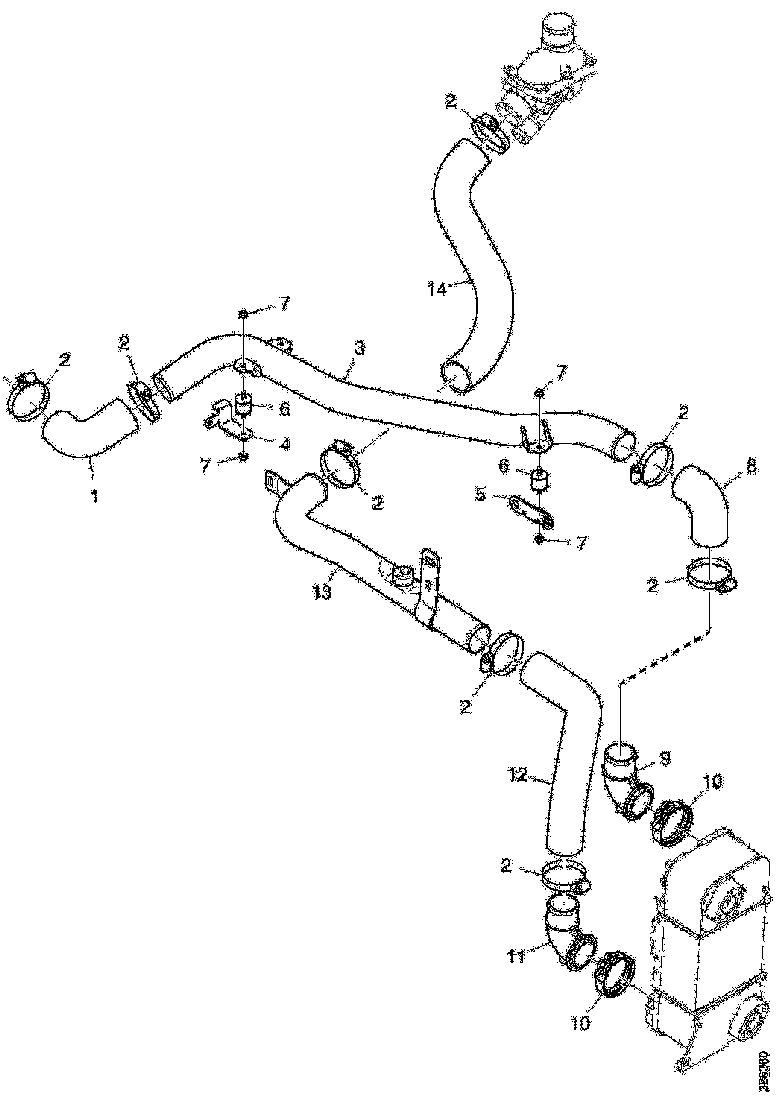 Buy 2020269 COOLANT PIPE SCANIA