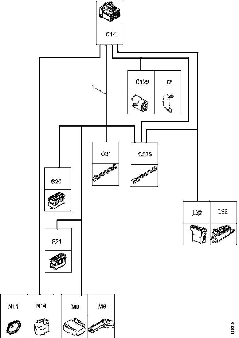 Buy 2021117 CABLE HARNESS SCANIA