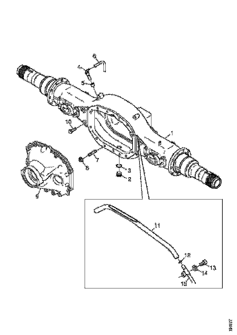 Buy 2022352 REAR AXLE SCANIA