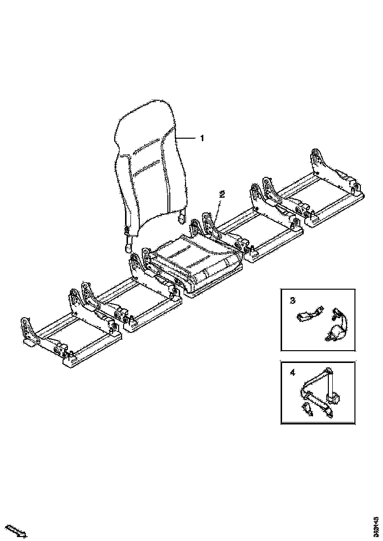 Buy 2023814 BACKREST SCANIA