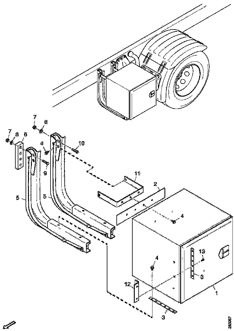 Buy 2031331 STORAGE BO SCANIA