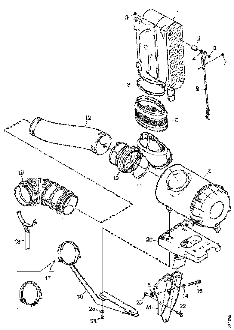 Buy 2034860 AIR INTAKE SCANIA