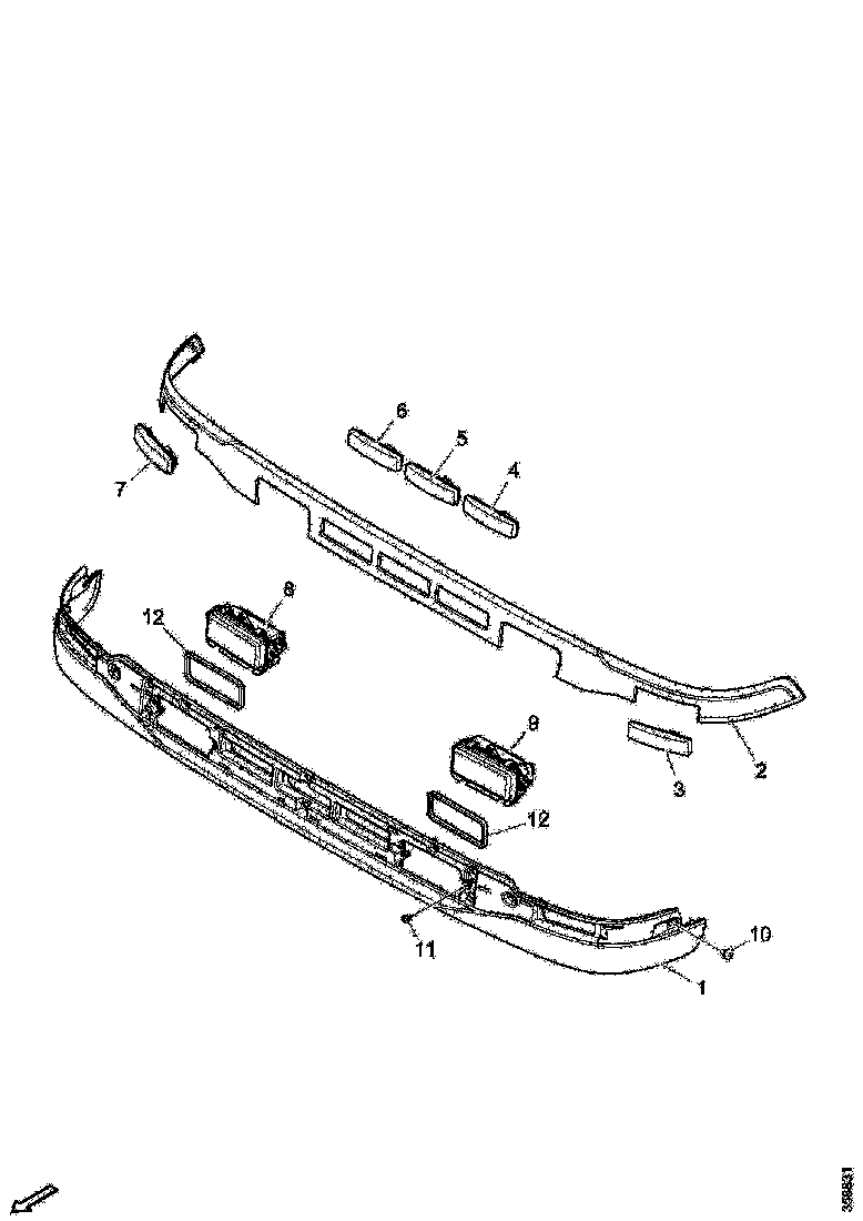 Buy 2035104 END OUTLINE MARKER LAMP SCANIA