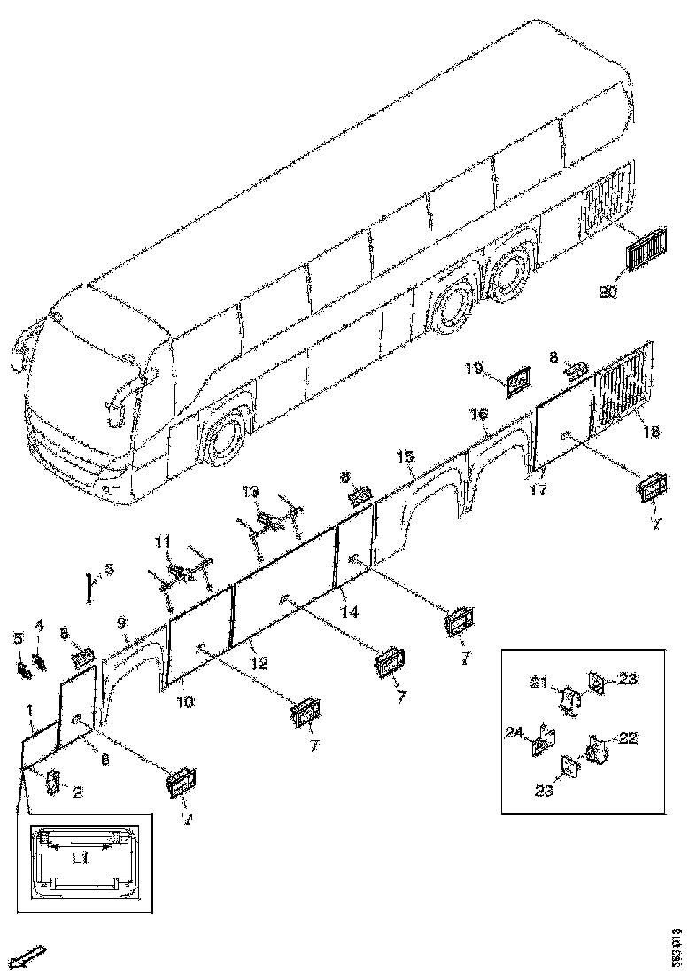 Buy 2035921 LUGGAGE COMPARTMENT DOOR SCANIA