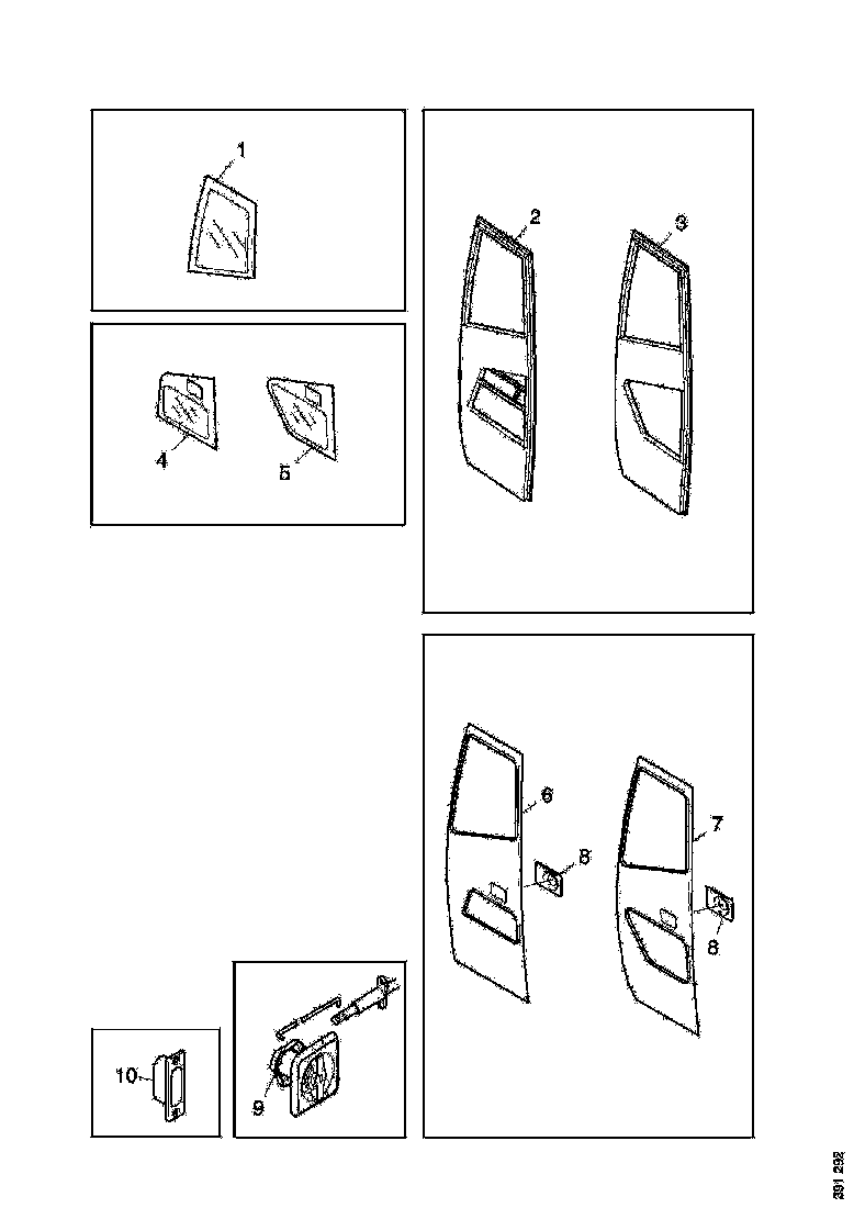 Buy 2035972 Door Window, Insulated Glass (S) SCANIA