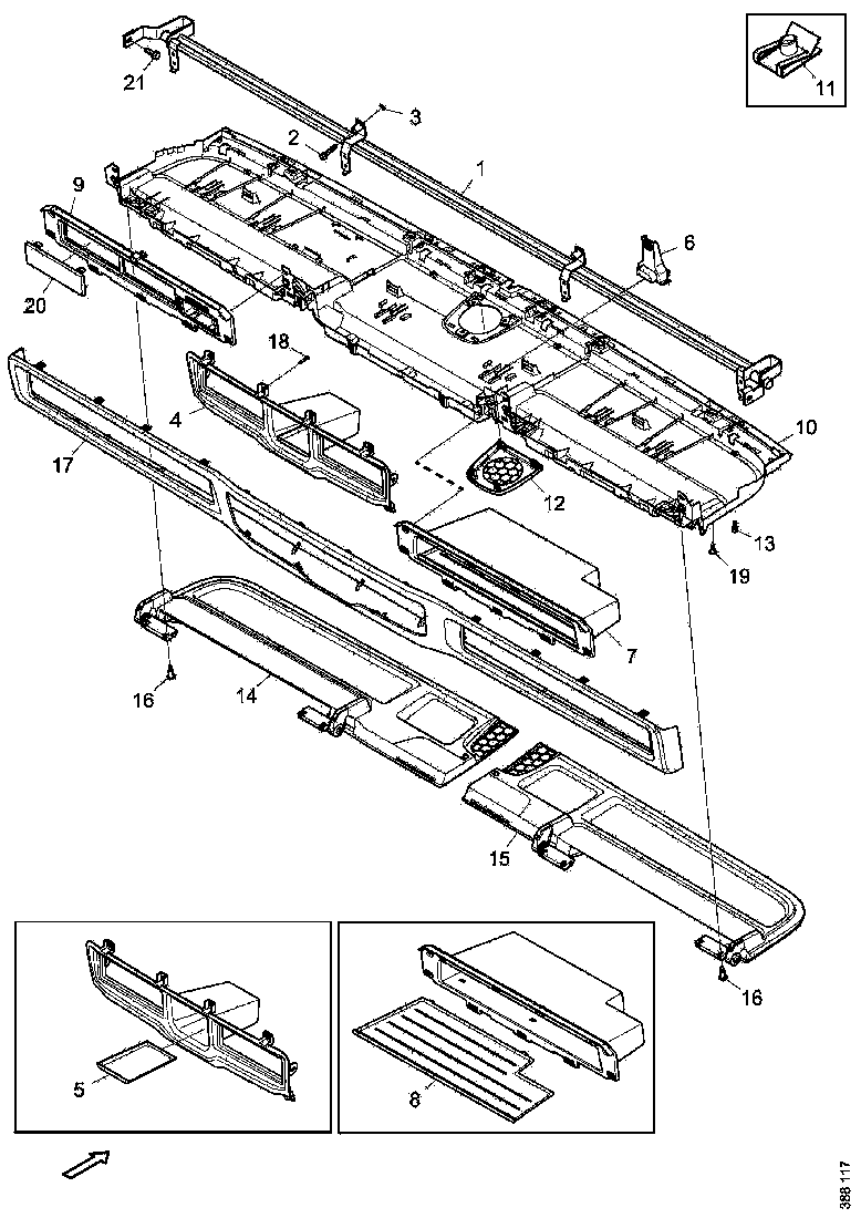 Buy 2038562 Mounting Frame SCANIA