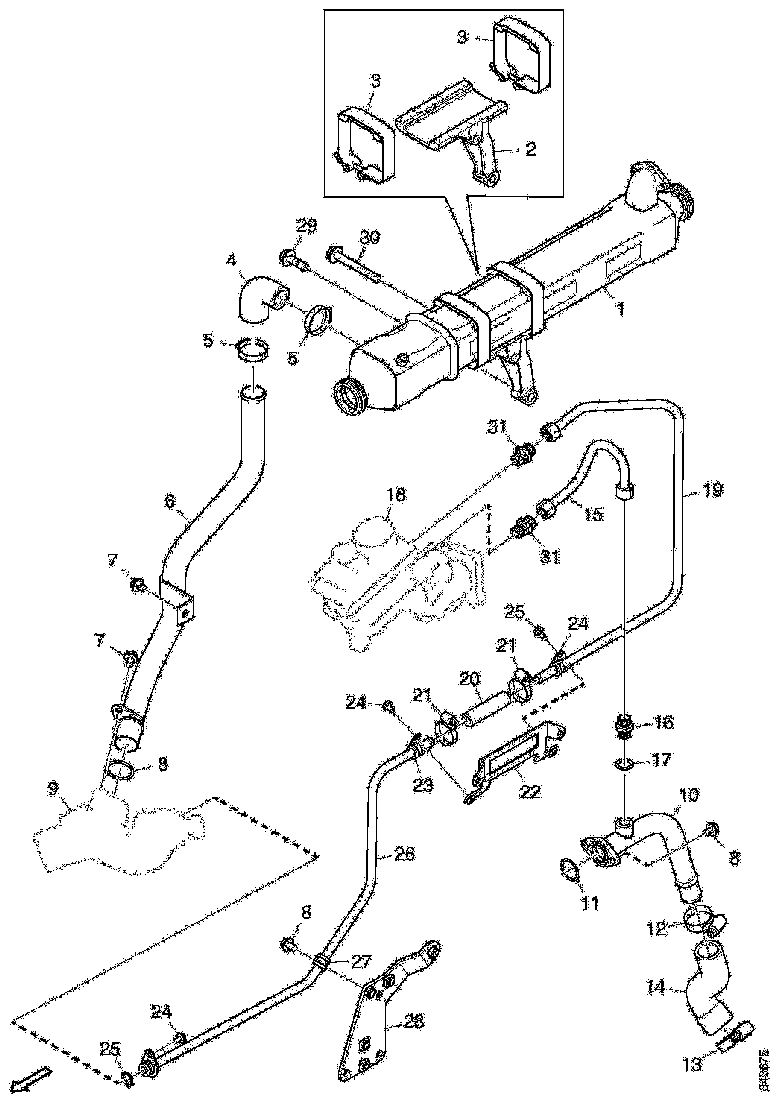 Buy 2039029 WATER PIPE SCANIA