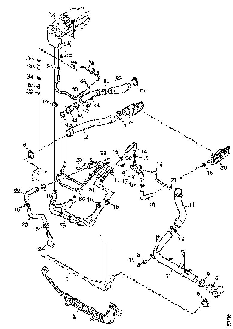 Buy 2042491 BLEED HOSE SCANIA