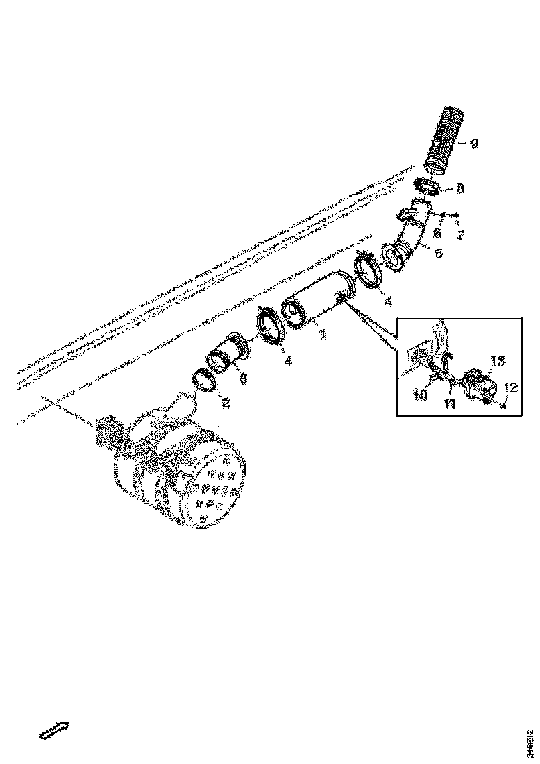 Buy 2042607 EXHAUST PIPE SCANIA