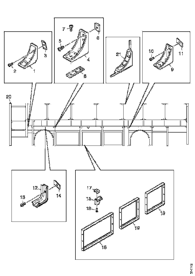 Buy 2050987 CORNER PIE SCANIA