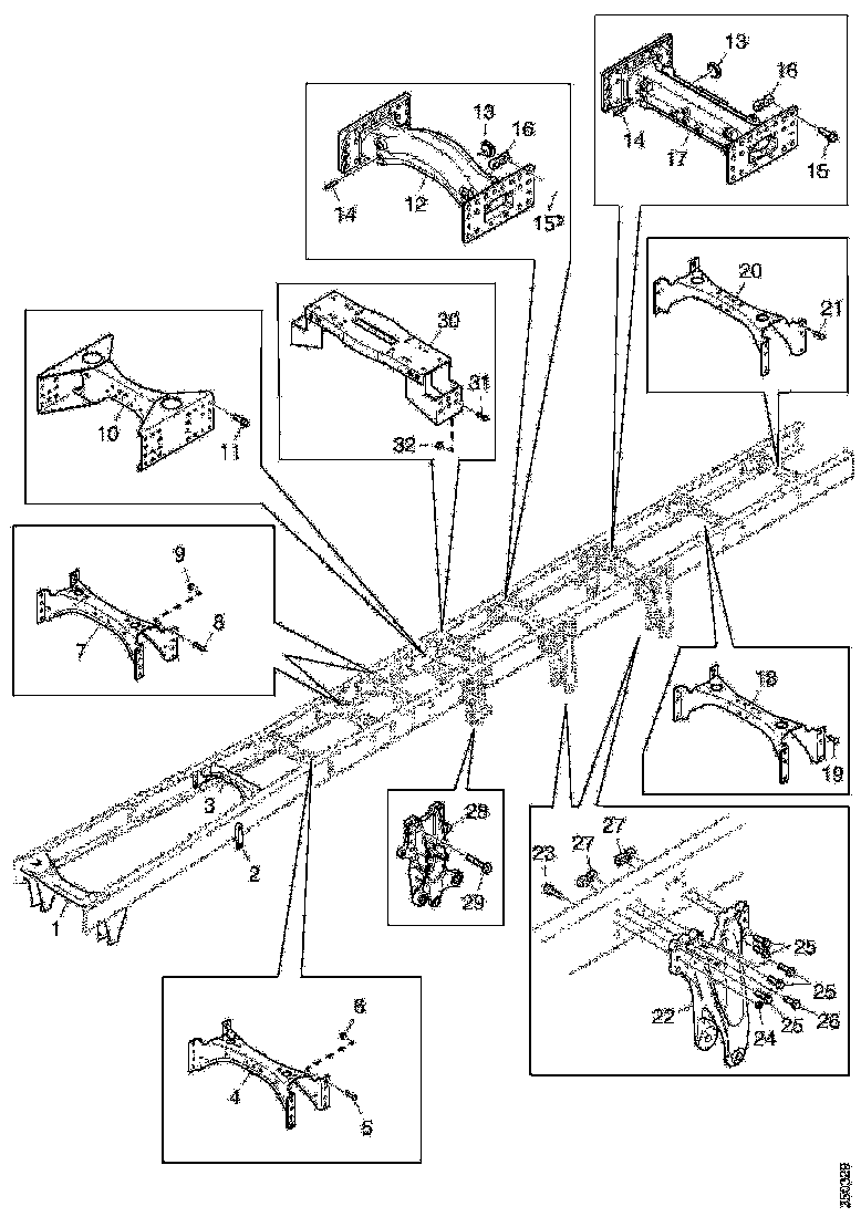 Buy 2052767 CROSS MEMBER SCANIA