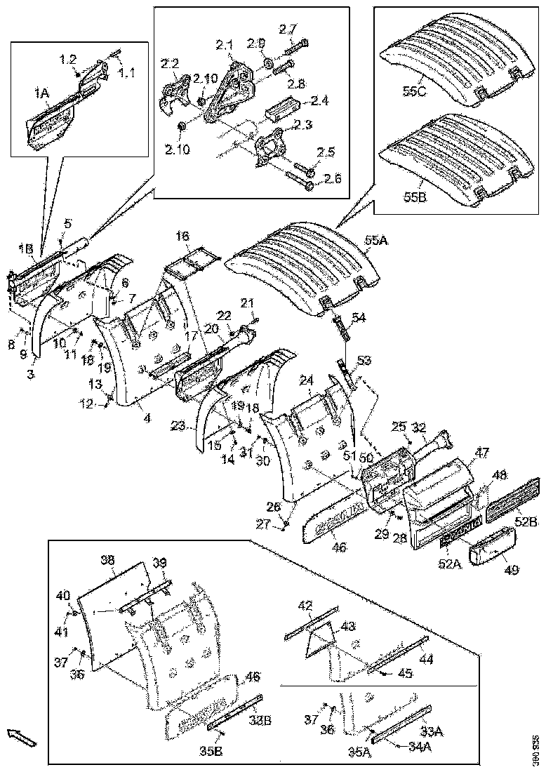 Buy 2054584 MUDGUARD BRACKET RH SCANIA