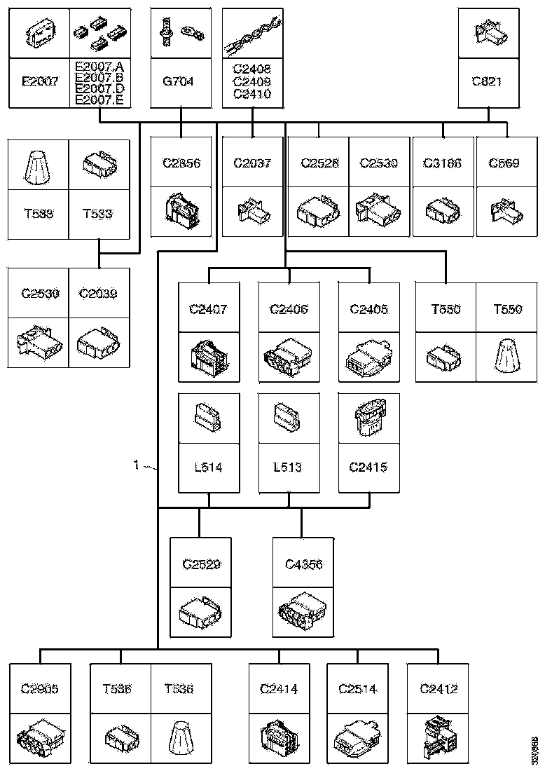 Buy 2054756 CABLE HARNESS SCANIA