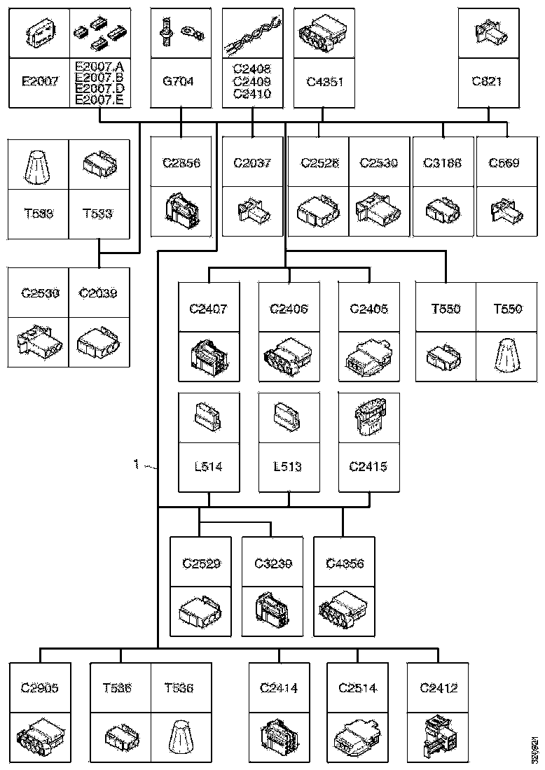 Buy 2054757 CABLE HARNESS SCANIA