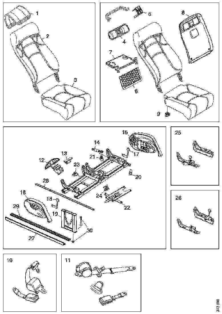 Buy 2057338 SEAT LEG SCANIA