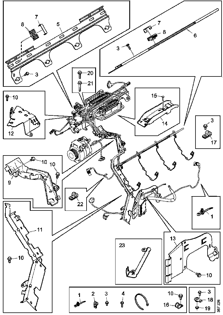 Buy 2070110 CABLE DUCT SCANIA
