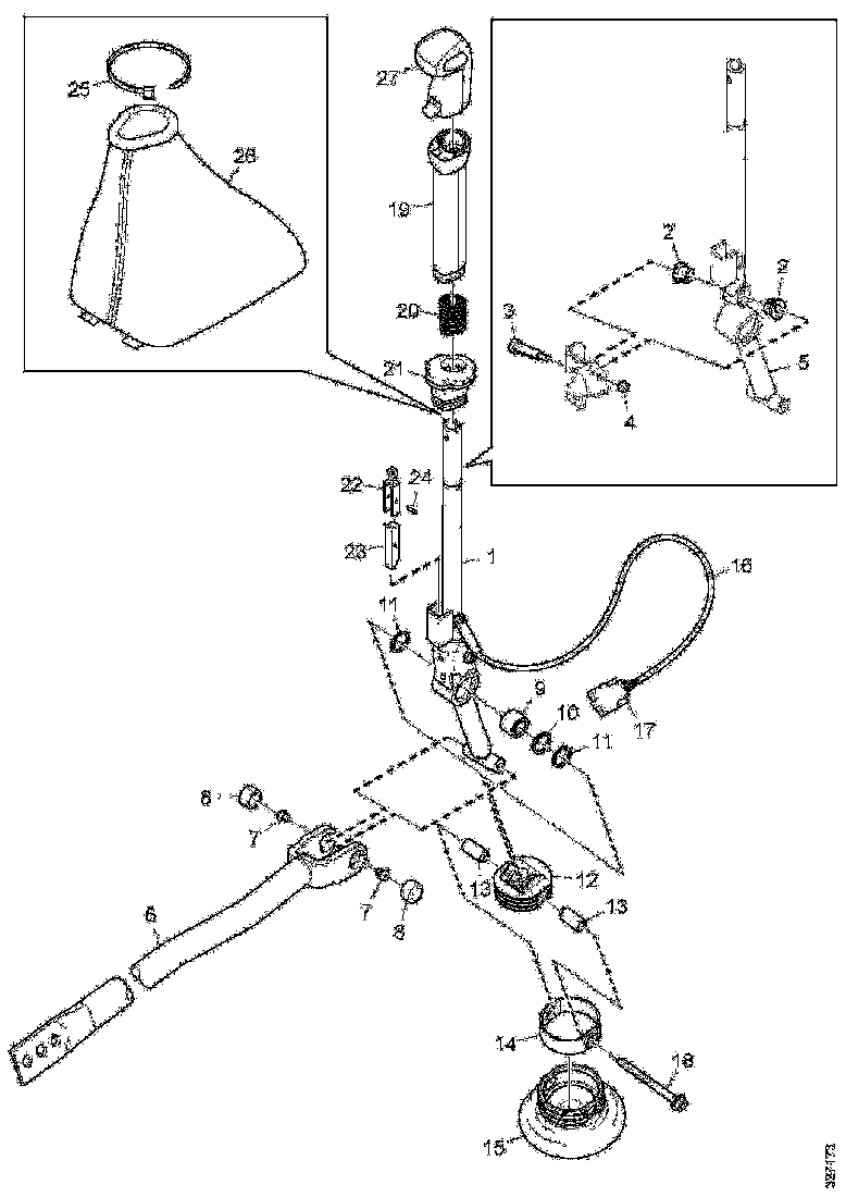 Buy 2071241 GEAR LEVER SCANIA