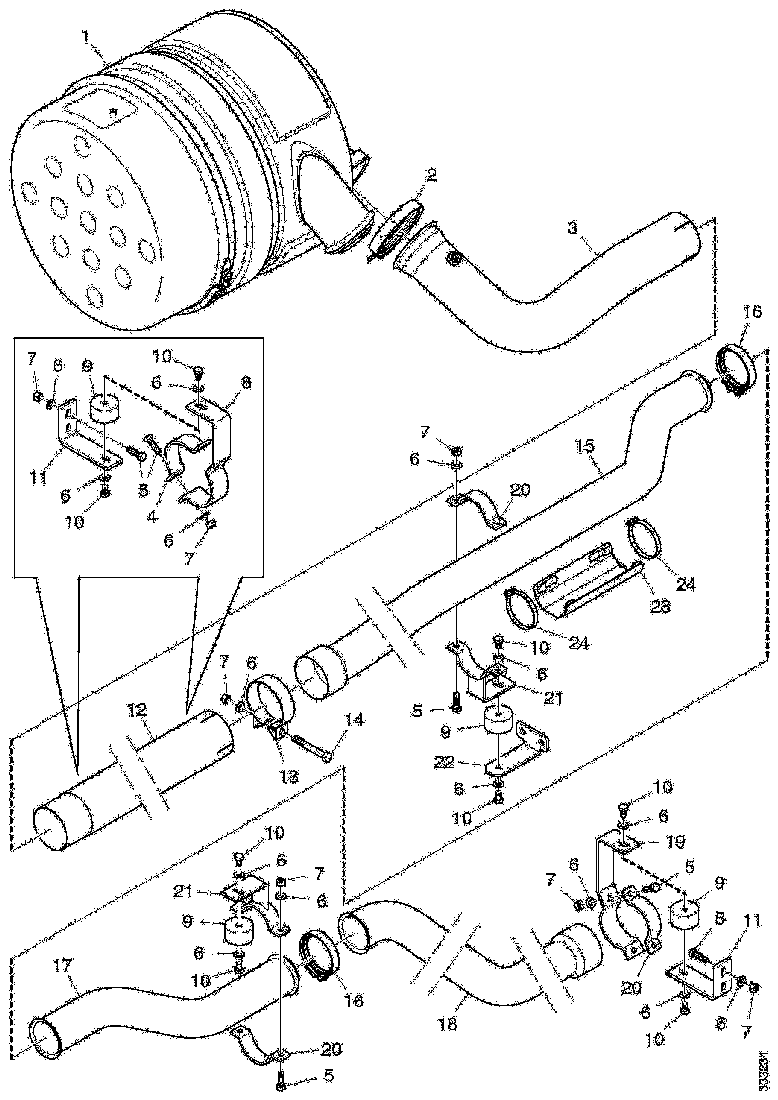 Buy 2076270 EXHAUST PIPE SCANIA
