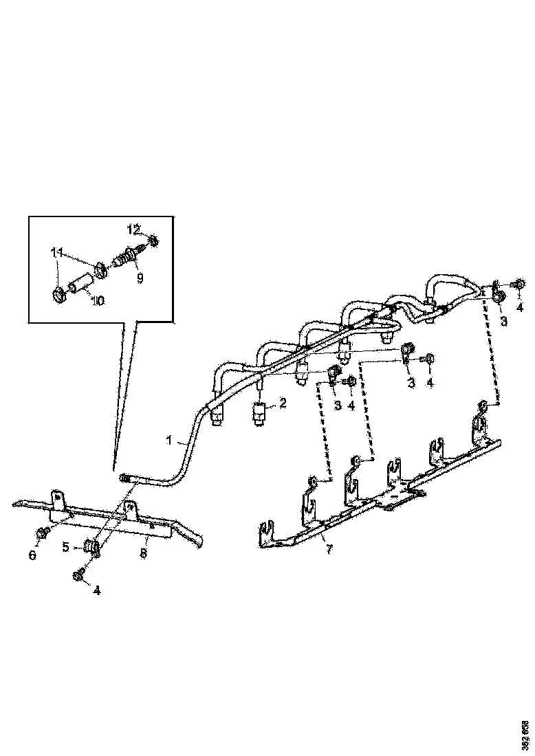 Buy 2076573 BLEED PIPE SCANIA
