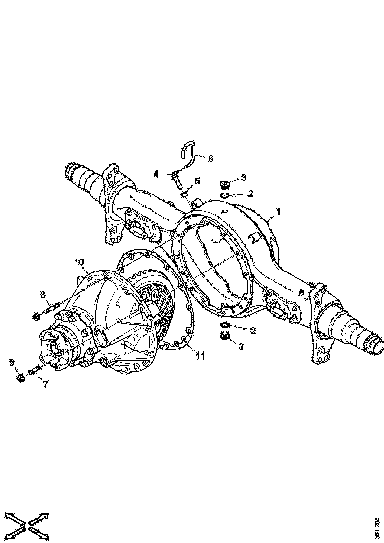 Buy 2076786 REAR AXLE SCANIA