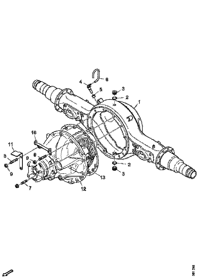 Buy 2076787 REAR AXLE SCANIA