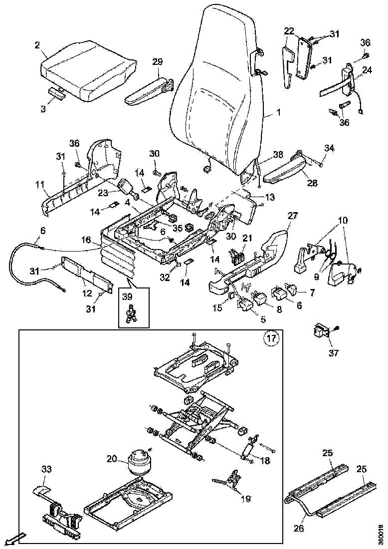 Buy 2078322 SEAT SCANIA