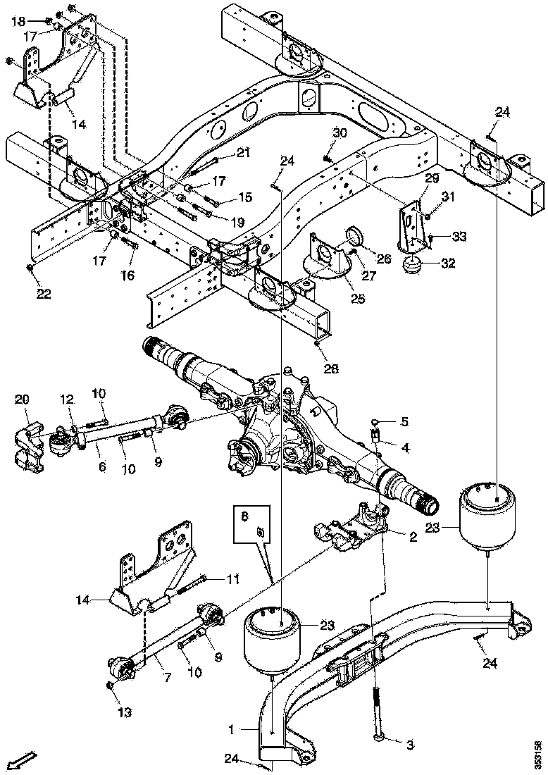 Buy 2078670 AIR SPRING BEAM RH SCANIA