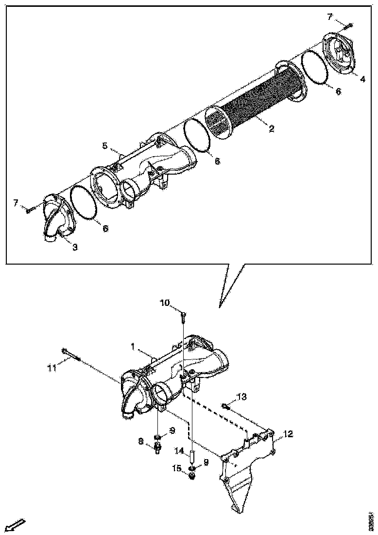 Buy 2079357 CHARGE AIR COOLER SCANIA