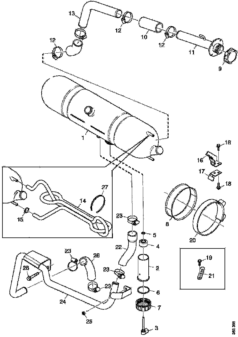 Buy 2083045 FILLER PIP SCANIA