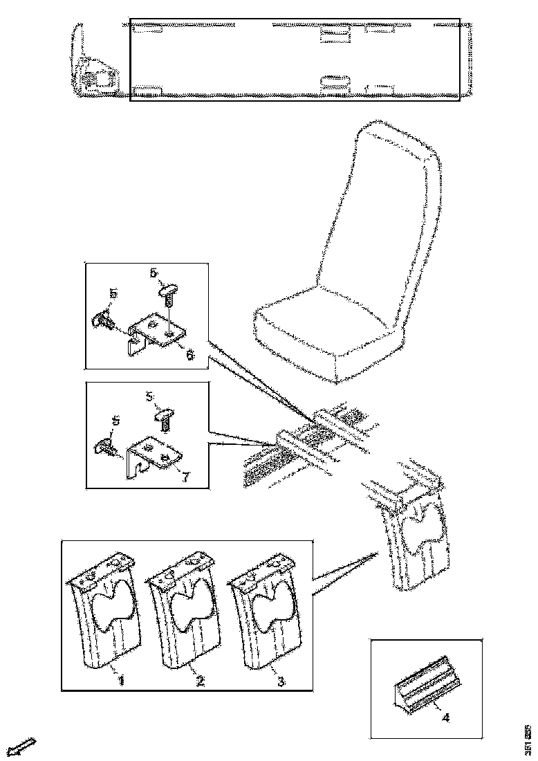 Buy 2085016 SEAT LEG SCANIA