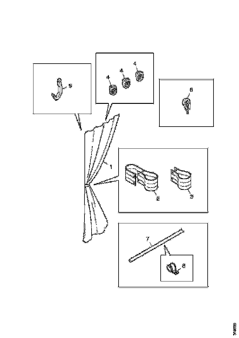 Buy 2085794 CURTAIN RI SCANIA