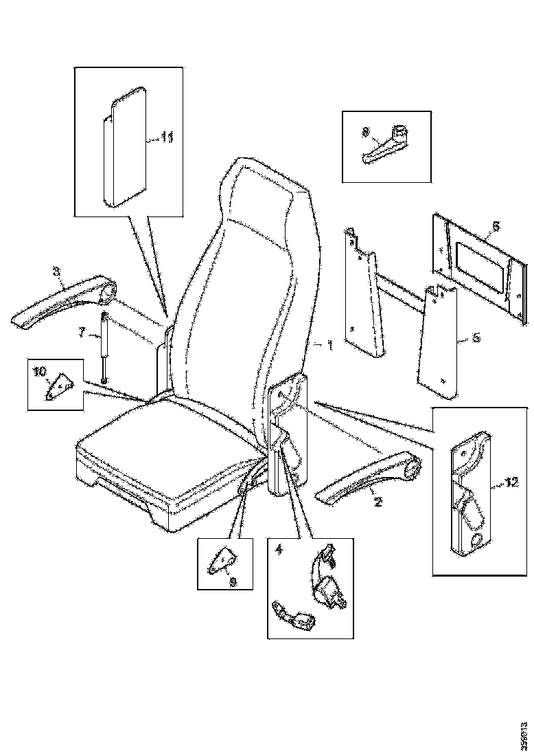 Buy 2085816 SEAT ATTAC SCANIA