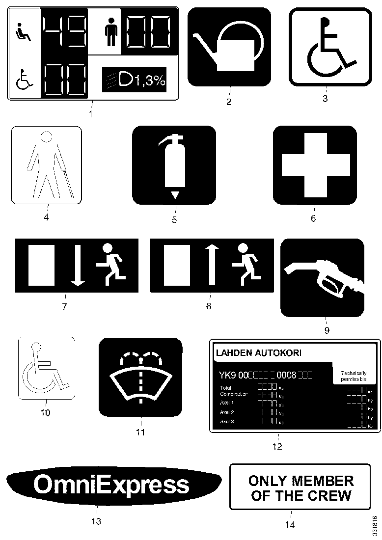 Buy 2086763 STICKER SCANIA