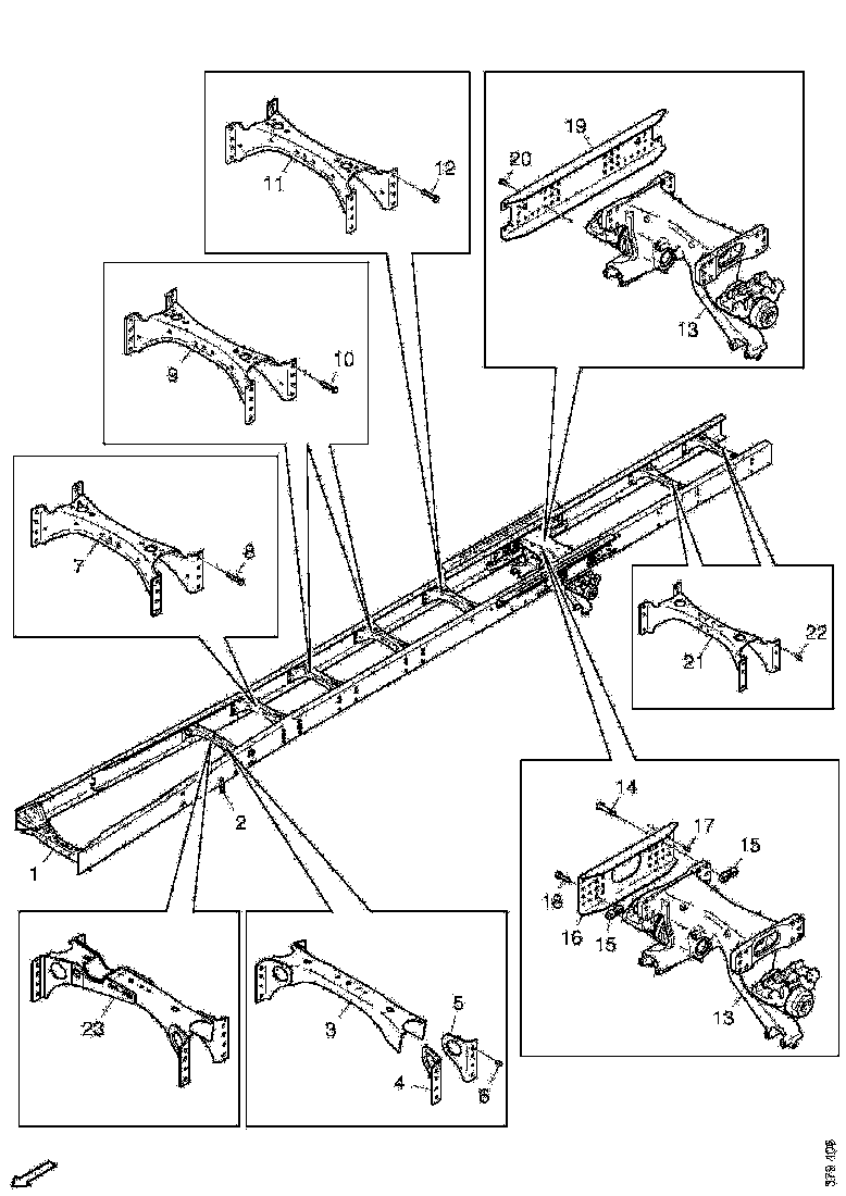 Buy 2086974 CROSS MEMBER SCANIA