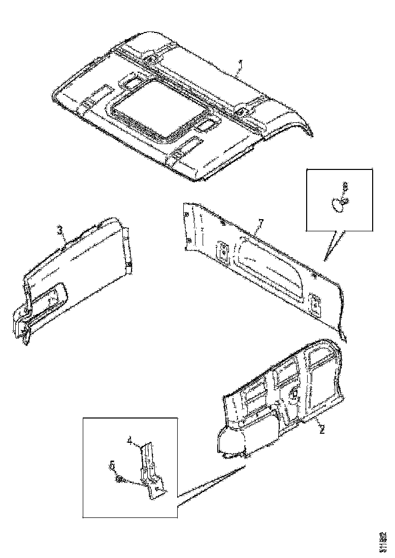 Buy 2087513 CEILING PA SCANIA
