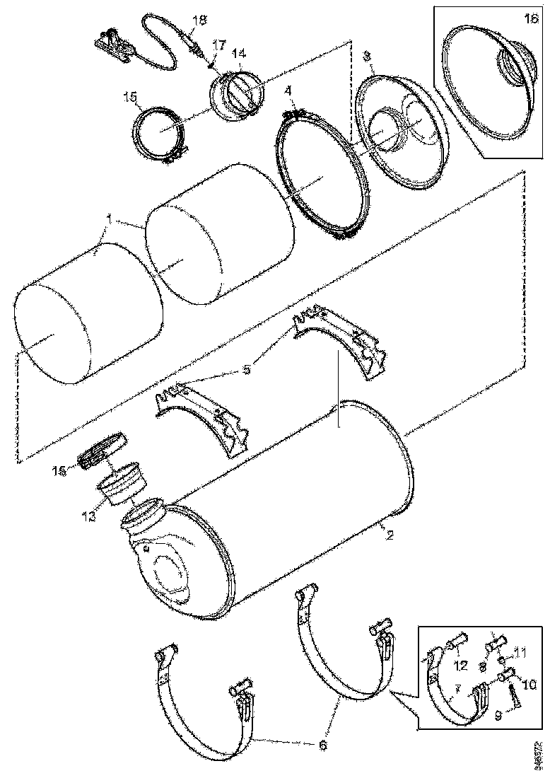 Buy 2089893 V-CLAMP SCANIA