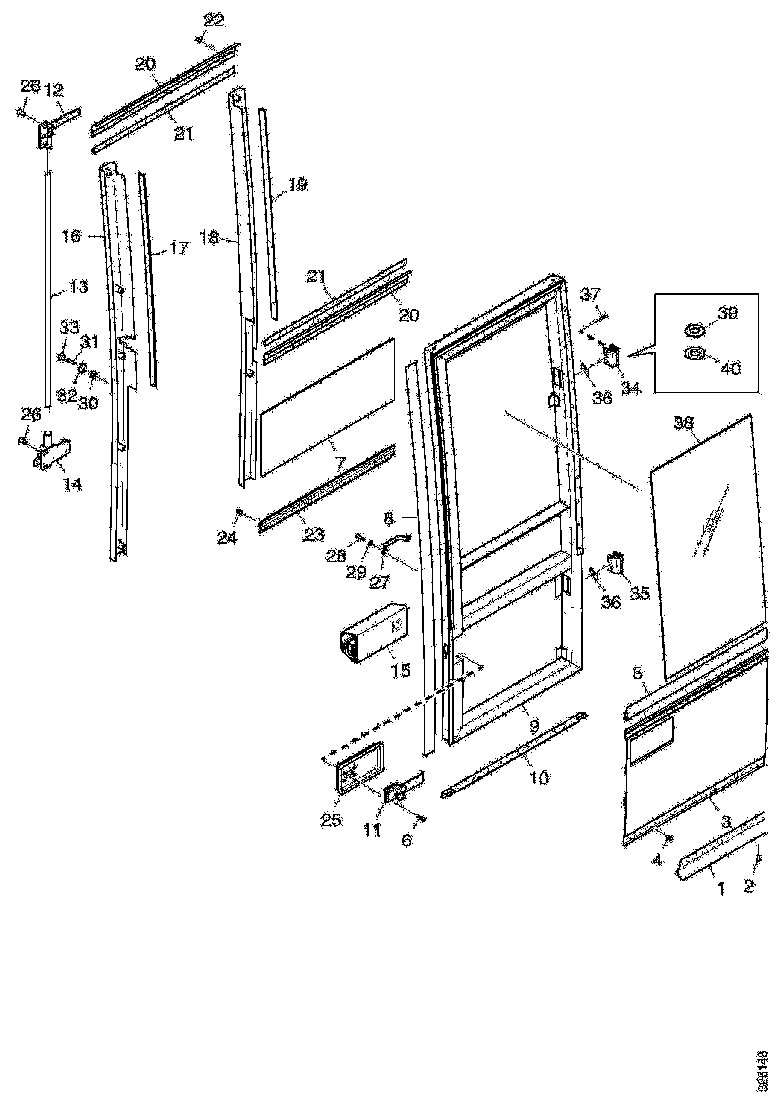 Buy 2091503 WINDOW PANEL SCANIA