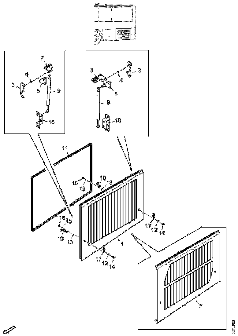Buy 2091947 HATCH SCANIA