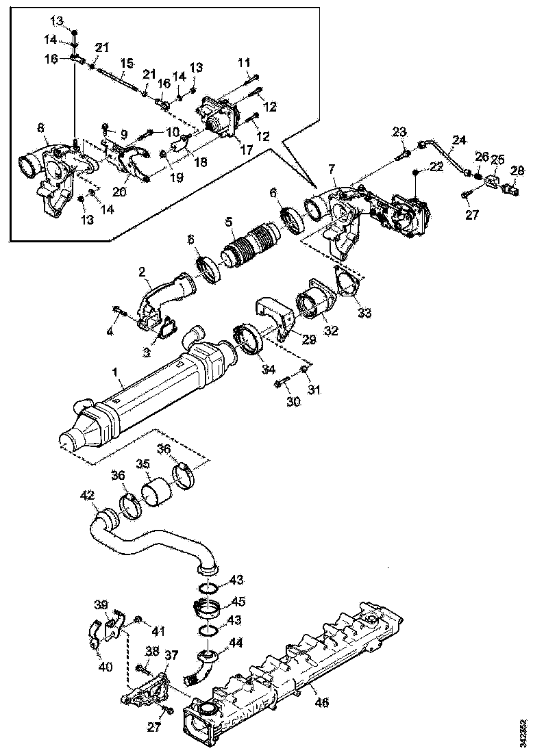Buy 2105396 EGR PIPE SCANIA