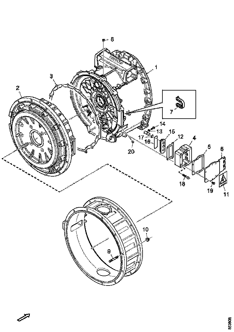Buy 2106281 HOUSING SCANIA