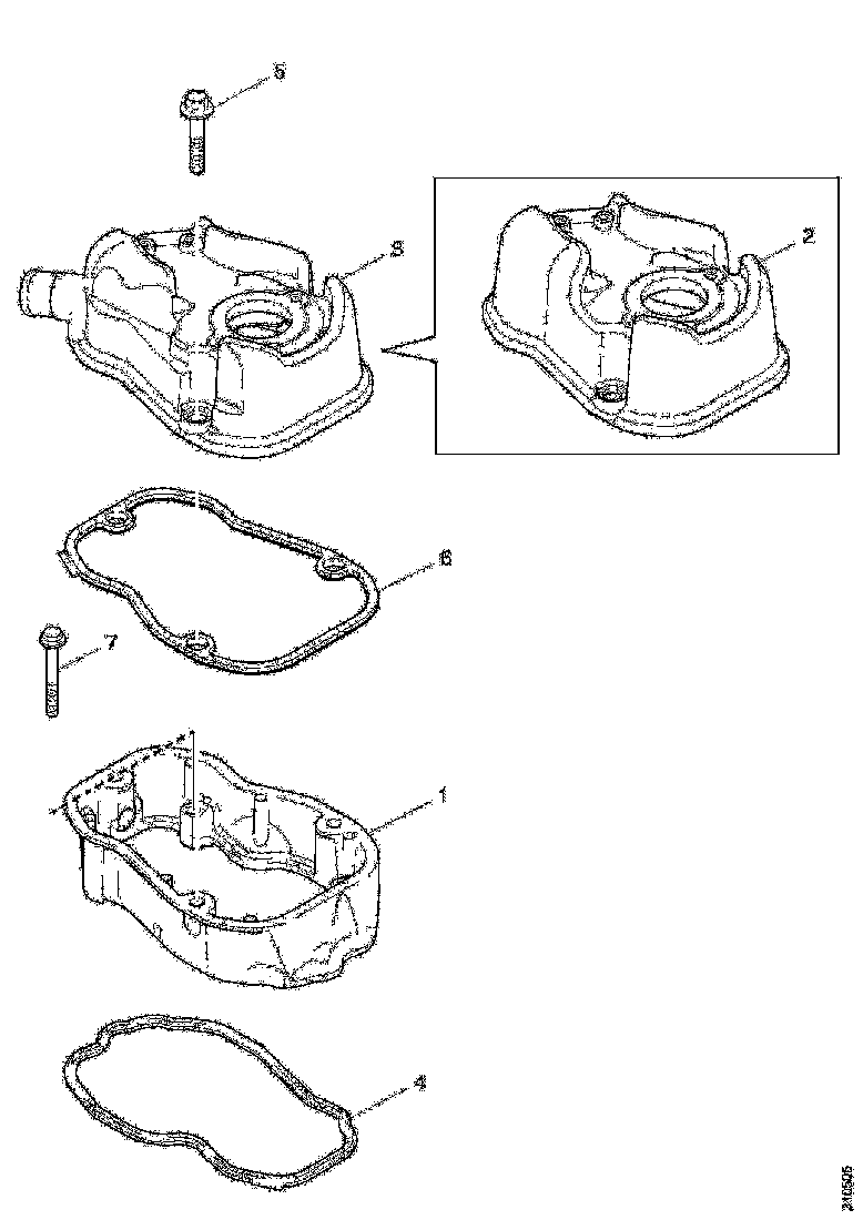 Buy 2108168 ROCKER COVER SCANIA