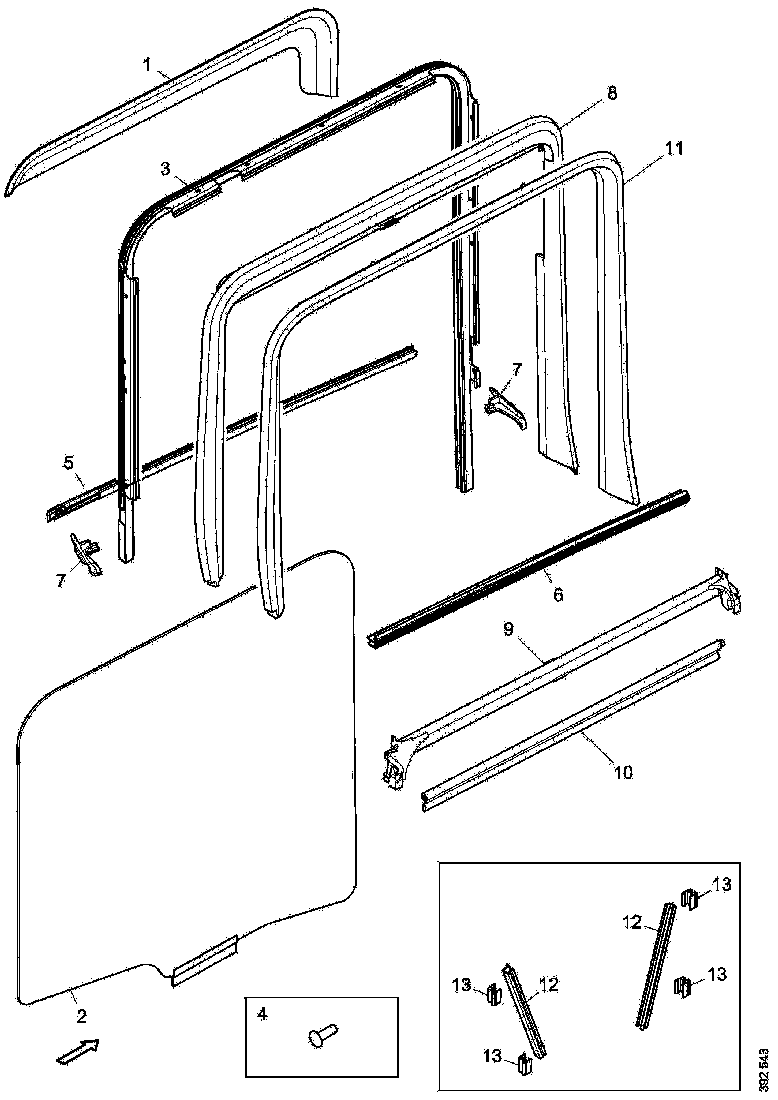 Buy 2114834 DOOR MOULD SCANIA