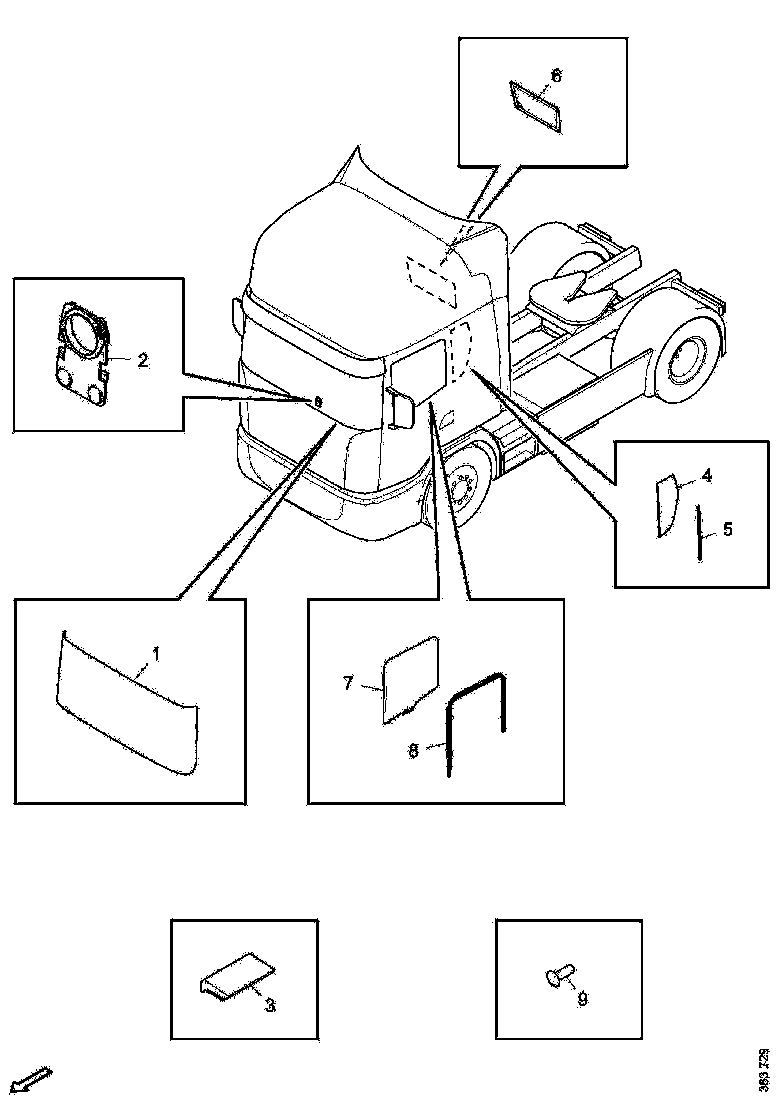 Buy 2116382 WINDSCREEN SCANIA