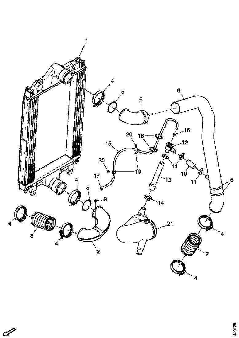 Buy 2119169 CHARGE AIR SCANIA