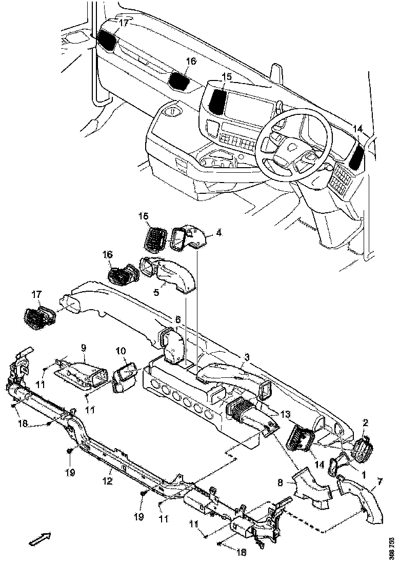 Buy 2125765 FLOOR DUCT SCANIA