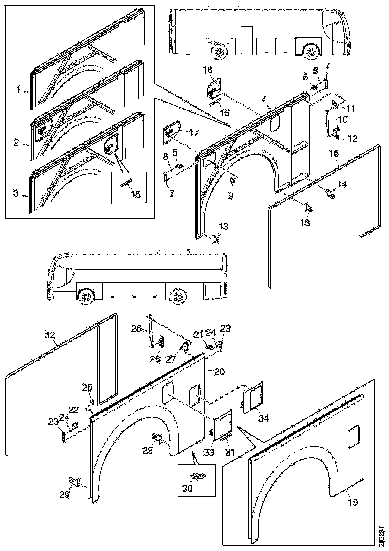 Buy 2127289 WHEEL HOUSING HATCH SCANIA