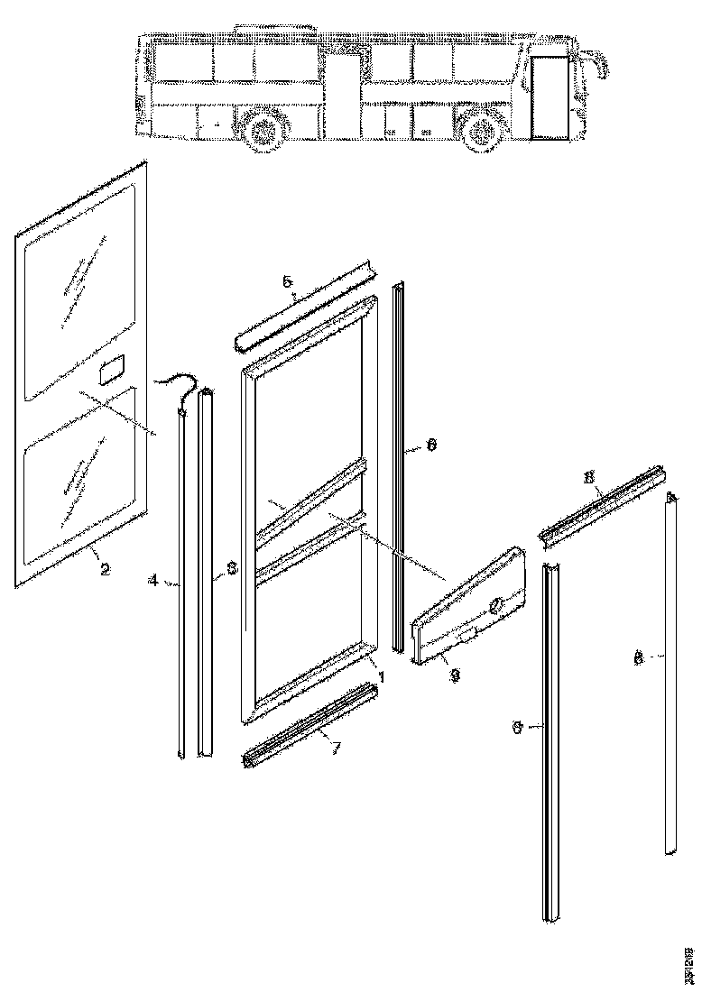 Buy 2127505 DOOR WINDOW SCANIA